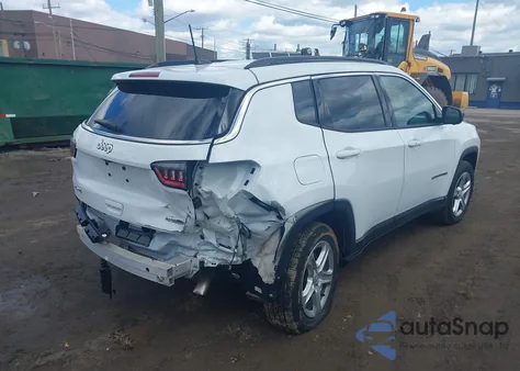 2023 Jeep Compass Latitude 4X4 из США, поврежденный, VIN 3C4NJDBN6PT523135